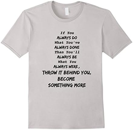 Mens Become More Large Silver