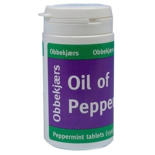 2 Pack x Obbekjaers Oil Of Peppermint (150 tablet) - Obbekjaers