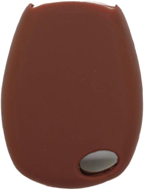 BROVACS Silicone Cover Protector Case Holder Skin Jacket Compatible with RENAULT DACIA 2 Button Remote Key Fob CV4350 Brown - Image 3