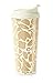 Kate Spade New York Insulated Thermal Travel Mug, 16 Ounces, Golden Floral