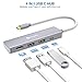 Andobil 4-in-1 Business USB C Hub, Compatible for MacBook Pro, iPad Pro and More, Dock with 2 USB 3.0 Ports, 4K HDMI, 60W PD Charging Port