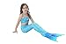sophiashopping Girl's 3pcs Mermaid Tail Swimmable Princess Bikini Set Swimsuit