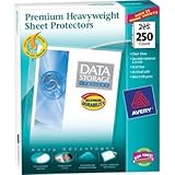 Very Diamond Clear Heavyweight Sheet Protectors, Acid Free, Box of 250