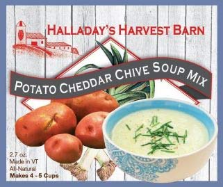Amazon Com Halladay S Potato Cheddar Chive Soup Mix Packaged
