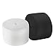 Coopay 11 Yards 2 Inch Elastic Bands for Sewing High Elastic Spool Knit Heavy Stretch for Waistbands Pants Clothes and Crafts DIY, 2 Rolls, 5.5 Yards/Roll (Black and White, 2 Inch)