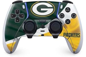 Skinit Decal Gaming Skin Compatible with PS5 DualSense Edge Pro Controller - Officially Licensed NFL Green Bay Packers Design