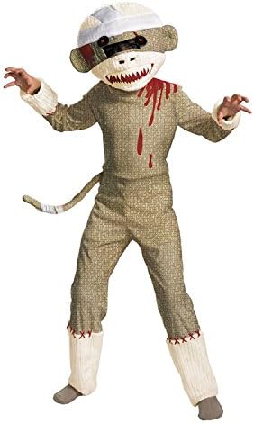 Zombie Sock Monkey Costume - Medium