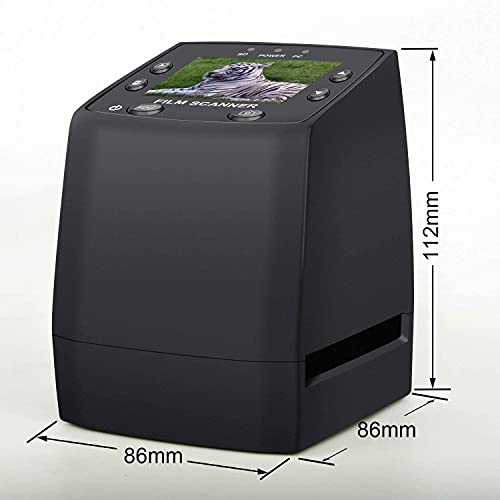 DIGITNOW! Film Scanner Slides and Photo Negatives with 2.4 Inch LCD Converts Negative 35 mm/135 to Digital JPEG 3600DPI High Resolution Converter,No PC and Software Required