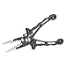 Booms Fishing X8 ELFIN Aluminum Fishing Pliers Saltwater Resistance Include Holster and Lanyard, ELFIN_Black