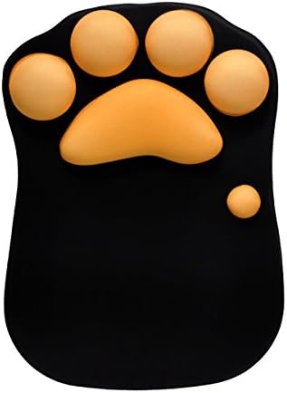 DODOLIGHTNESS Funny Cute Design Mouse Pad with Gel Wrist Pad Support,Cat Paw Soft Silicone Wrist Rests Wrist Cushion for kids Gaming notepad Computer Office Desk Decor(7.8X10.6 X 0.9'')