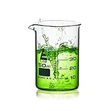 Beaker, 50ml - Low Form with Spout - White, 10ml
