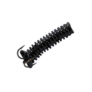 Strike King Catfish Dynamite Dipping Worm Bait Rigs Color: Black (CFW-BLK)