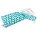 FORITO Keyboard Cover Skin for 2017 Released New Apple Magic Keyboard with Numeric Keypad US Layout MQ052LL/A and A1843 [Small Package] (Hot Blue)
