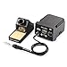 Digital Soldering Station with Pure Aluminum Soldering Stand, Tip Cleaning Wire and Sponge SSA51 (Black)