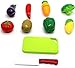 Little Treasures Healthy Vegetables Toy for Children's Playtime Kitchen Fun , Cut Chop the Food for Pretend Play Eating Meal Time