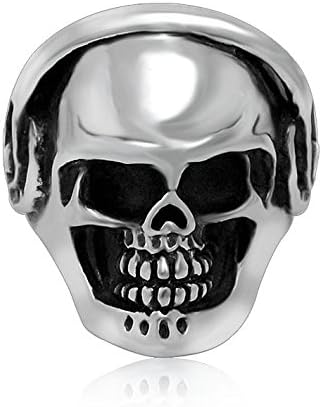 The drum head ring fashion love music wearing headphones Titanium steel jewelry SA444 Siz-7