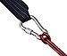 CUTEQUEEN TRADING Double Nest Ultralight Portable Outfitters Parachute Nylon Fabric Hammock For Travel Camping,Backpacking,Kayaking,Color: Crimson/Black