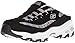 Skechers Women's D'Lites-Spark Interest Sneaker, Black/Multi, 8 M US