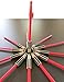 Light Saber Pencil Eraser Party Favors, 24 pack of Blue and Red Pencil with 3D Eraser