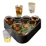 Crystal Clear Shot Glass Pool Bar Game Set