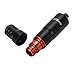 EZTAT2 Rotay Cartridge Tattoo Machine Kit Filter V2 Pen with 5.5mm DC Connector 2 Pcs Cartridge Needles (Black)