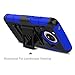 Motorola Moto E4 Case, Moto E 4th Generation Case, Zenic Full-Body Heavy Duty Shockproof Protective Hybrid Case Cover with Swivel Belt Clip and Kickstand for Moto E4 / G5 (Blue)
