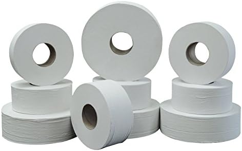 Commercial Toilete Paper GMI, Jumbo,1-Ply, White, 12/Case, 2,000'/Roll