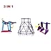 TwitterPlaza 3 In 1 Seesaw Climbing Stand For Finger Monkey Baby Monkey Gym Jungle Swing