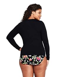 Protector de sarpullido de manga larga para dama, talla grande, Lands 'End