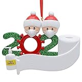 2020 Christmas Ornaments Quarantine Family with