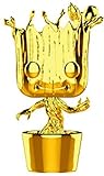 Marvel Studio's 10th Anniversary - Dancing Groot (Gold Chrome) Funko Pop! Vinyl Figure (Includes Compatible Pop Box Protector Case)