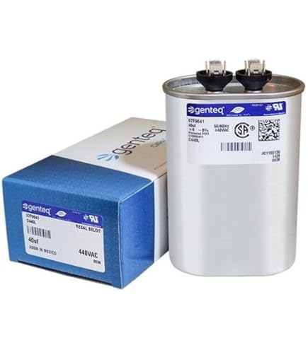 Mars 12045 - 40 uF MFD x 440 VAC Genteq Replacement