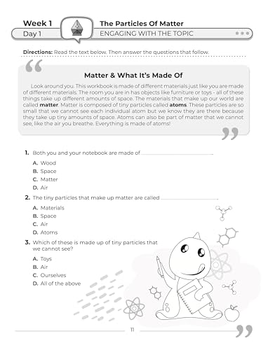 5th Grade Science: Daily Practice Workbook | 20 Weeks of Fun Activities (Physical, Life, Earth and Space Science, Engineering | Video Explanations Included | 200+ Pages Workbook)