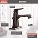 Delta Faucet Ashlyn Bronze Bathroom Faucet, Single Hole Bathroom Faucet, Single Handle, Diamond Seal Technology, Metal Drain Assembly, Venetian Bronze 564-RBMPU-DST