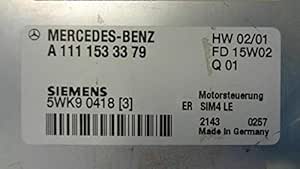 Amazon.com: REUSED PARTS 02 Mercedes C230 Engine ECM 6079: Automotive