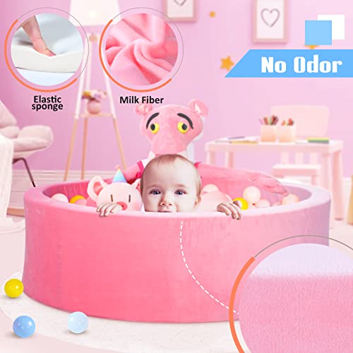 GeeSound Ball Pits for Toddlers, Kids Memory Foam Ball Pit, Indoor & Outdoor Round Kids Play