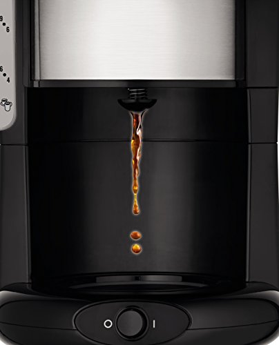 Moulinex FG360811 Glas-Kaffeemaschine Subito edelstahl Matt, Schwarz, 15 Tassen – Bild 6