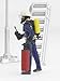Bruder 62700 bworld Fireman Figure Set with Accessories