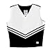V-Neck Cheerleading Shell, AM, Black