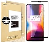 OnePlus 6T Screen Protector, Vigeer [ Full Coverage ] [0.3mm, 2.5D] [Bubble-Free] [9H Hardness] [Easy Installation] [HD Clear] Tempered Glass Screen Protector for OnePlus 6T
