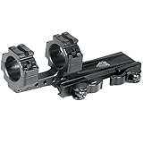 UTG Integral 1" Offset QD Ring Mount, 2 Top Slots, 100mmBase