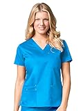 Maevn Women's Blossom 3-Pocket V-Neck Top