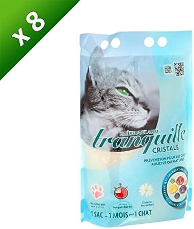 Tranquille Litiere Cristal Prevention Pour Chat X8 Amazon Fr Cuisine Maison