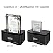 Unitek USB 3.0 to SATA External Hard Drive Docking Station for 2.5 3.5 Inch SATA I / II / III HDD SSD, Support UASP SATA 6TB 8TB, 12V2A Power Supply