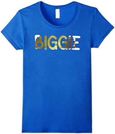Womens Biggie Shirt Tee T-shirt Small Royal Blue