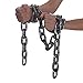 ZICOME 6-feet Plastic Grey & Black Chain Links Costume Accessory Halloween Decoration (Old)