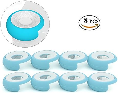 Baby guards Large size (2.2 inches) thicker 8 Pack,Food grade Furniture Corner Protectors,Super strong adhesion Child Proof Corner Safety Bumpers (Blue)