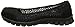Skechers Sport Women's Sweetpea Slip-On Flat,Black Mesh/Suede/Charcoal Trim,9 M US