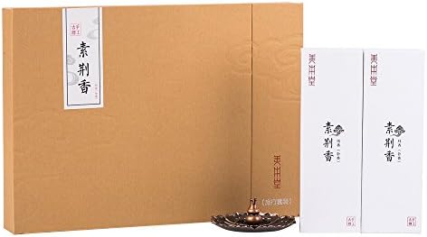 ShanBenTang Incense Sticks, Pure Natural Incense Stick Handmade, no Chemical added, Gift Packing with Lotus Incense Burner