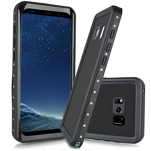 for Samsung Galaxy S8 Case, Waterproof Case, 6oodeals Underwater Case Snowproof Shockproof Dirtproof Cover (Black) - Thumbnail 5